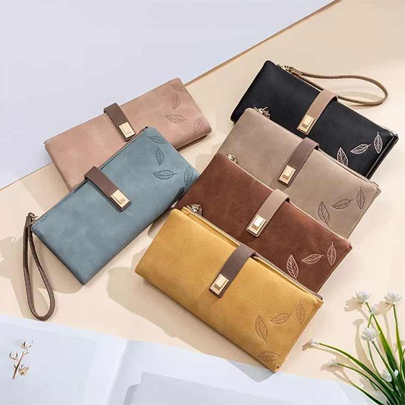 Elegante Damen-Polsportemonnee mit Handgelenkband – Praktisch & Stilvoll