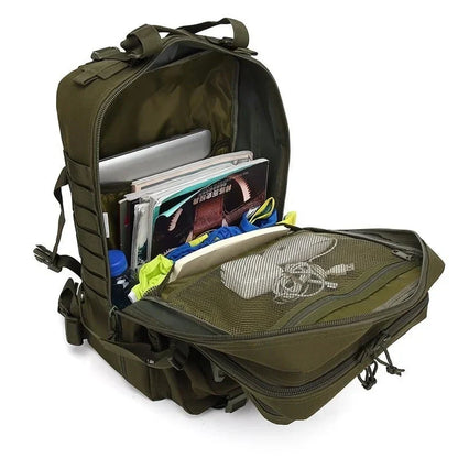 Taktischer 45 L Rucksack MOLLE | robuster Outdoor-Militär-Rucksack, wasserdicht & langlebig