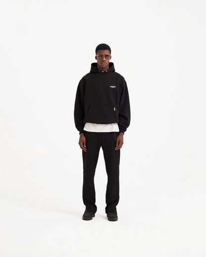 REPRESENT Hoodie – Schwarzer Unisex Kapuzenpullover mit Logo-Print