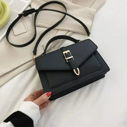 Elegante Damen Crossbody Tasche aus PU-Leder mit Schnallenverschluss – Stilvolle Umhängetasche für Alltag & Abend