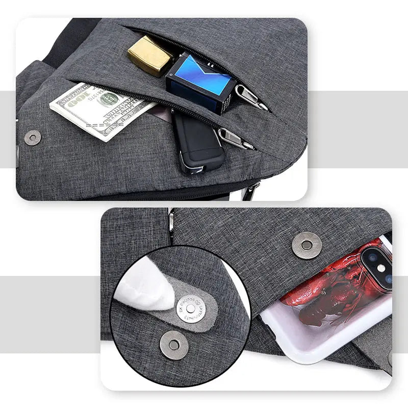 Anti-Diebstahl Schultertasche – Kompakte Crossbody Tasche für Damen & Herren