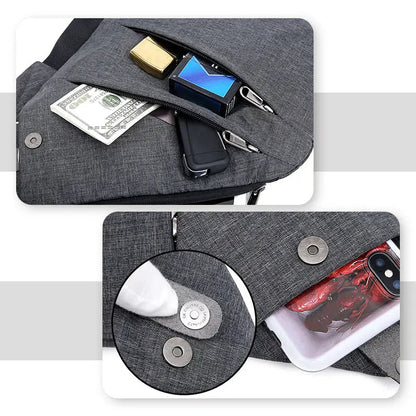 Anti-Diebstahl Schultertasche – Kompakte Crossbody Tasche für Damen & Herren