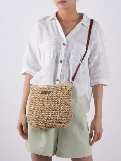 Runde Rattan-Schultertasche – Leicht, Stilvoll & Sommerlich