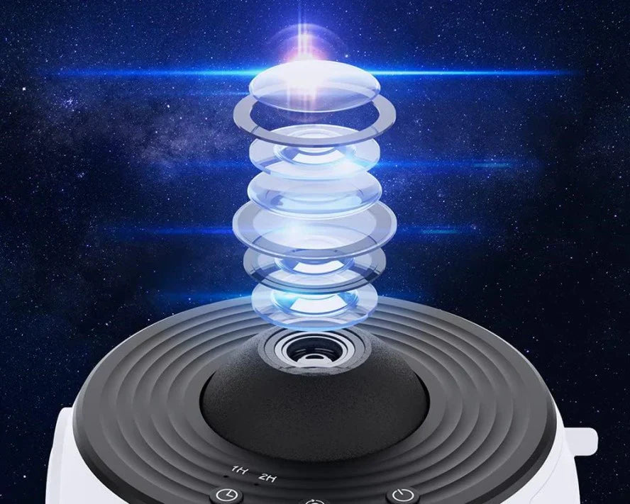 LED Galaxy Nachtlampe – Sterrenhemel Projektor mit 12 Ruimtemotieven für Kinderzimmer & Schlafzimmer