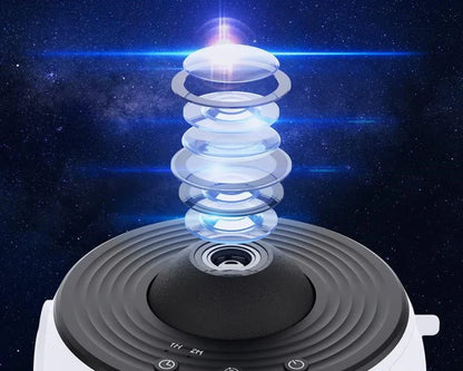 LED Galaxy Nachtlampe – Sterrenhemel Projektor mit 12 Ruimtemotieven für Kinderzimmer & Schlafzimmer