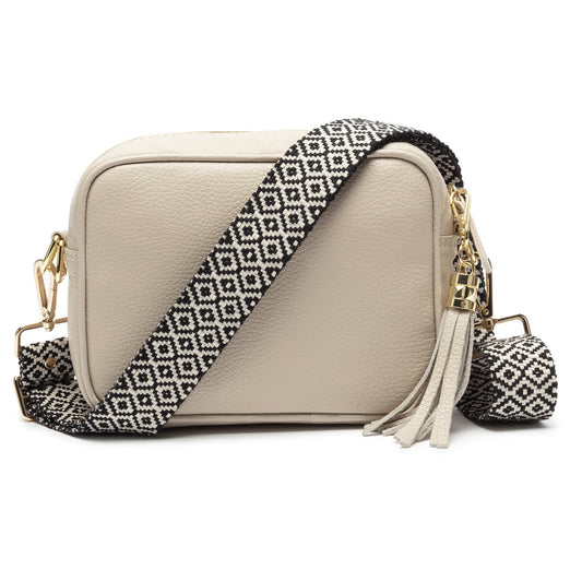 Boho Umhängetasche Damen – Verstellbare Schultertasche mit Boho-Muster – Vegan & Praktisch
