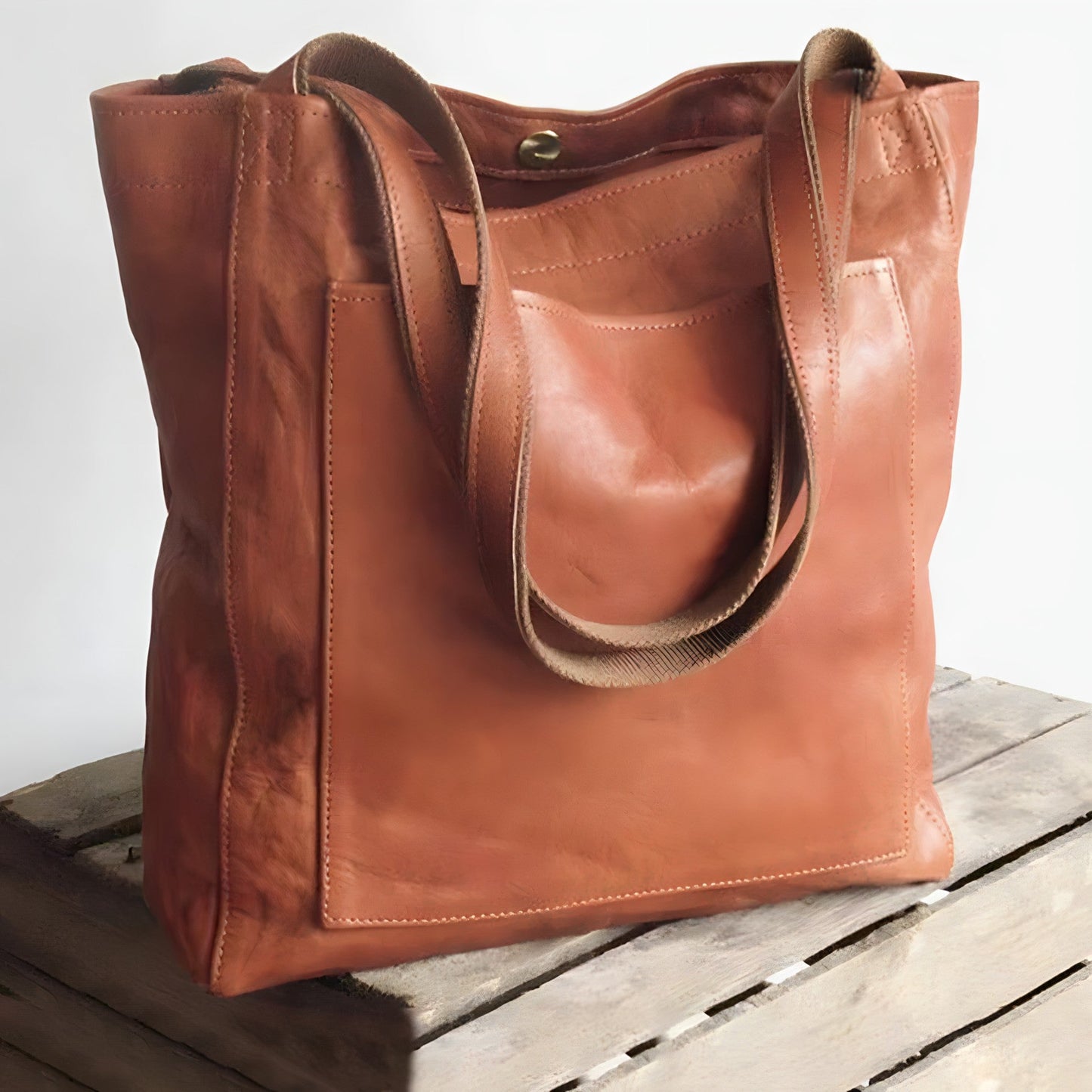 Shopper Tasche Damen aus Kunstleder – Geräumige Schultertasche mit zeitlosem Design