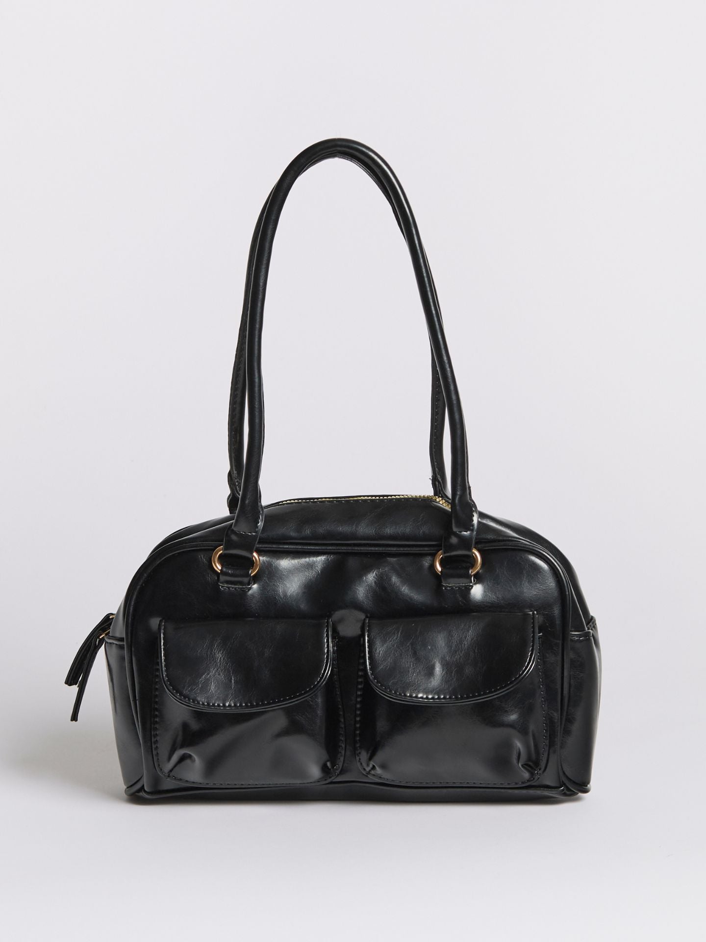 Liorra Vegane Leder Handtasche mit Doppelten Fächern – Elegant & Funktional