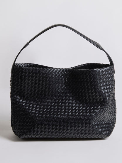 Liorra Vegane Geflochtene Hobo Schultertasche – Stilvoll, Geräumig & Elegant