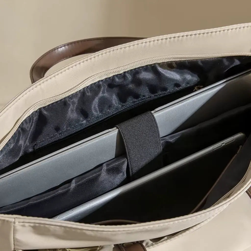 Trendy Laptoptasche Damen 15,6 Zoll – Elegante PU Leder Umhängetasche für Business & Alltag
