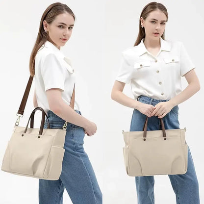 Trendy Laptoptasche Damen 15,6 Zoll – Elegante PU Leder Umhängetasche für Business & Alltag