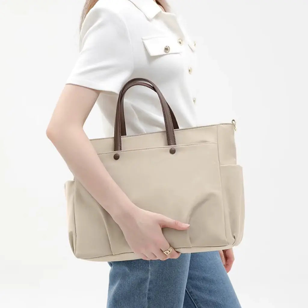 Trendy Laptoptasche Damen 15,6 Zoll – Elegante PU Leder Umhängetasche für Business & Alltag