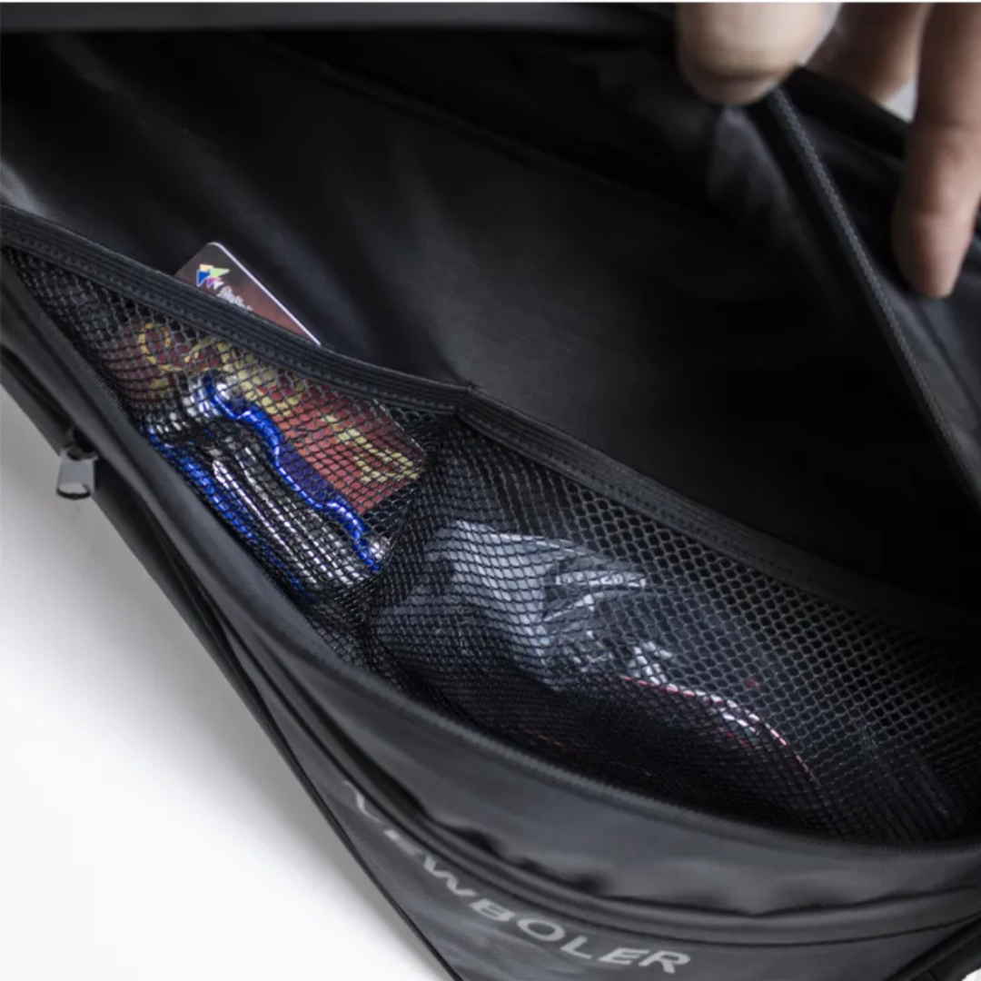 Wasserdichte Fahrradrahmentasche – Schlanke Dreiecktasche mit Reißverschluss & viel Stauraum