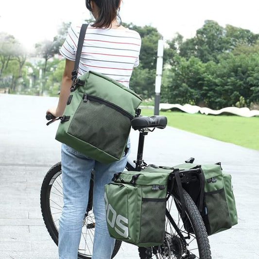 Wasserdichte Doppelte Fahrradtasche – Große Kapazität, Reflektierend & Ideal für Abenteuer