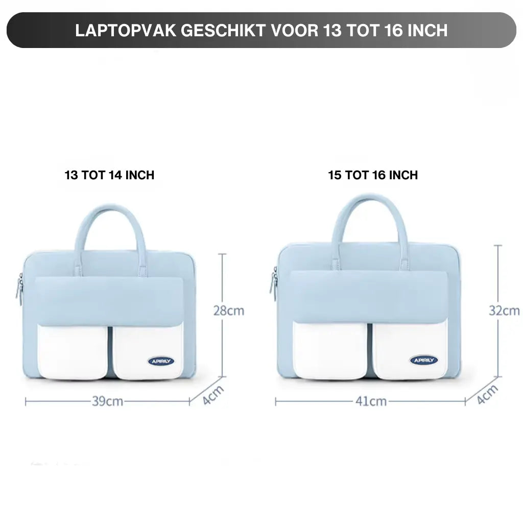 Laptoptasche Hellblau – Stilvolle & Praktische Arbeitstasche mit Mehreren Fächern