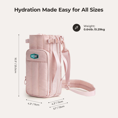 Wasserflaschen Tragetasche – Verstellbare Crossbody Tasche für Sport, Reisen & Outdoor