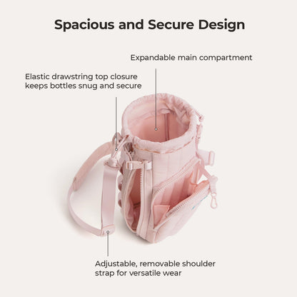 Wasserflaschen Tragetasche – Verstellbare Crossbody Tasche für Sport, Reisen & Outdoor