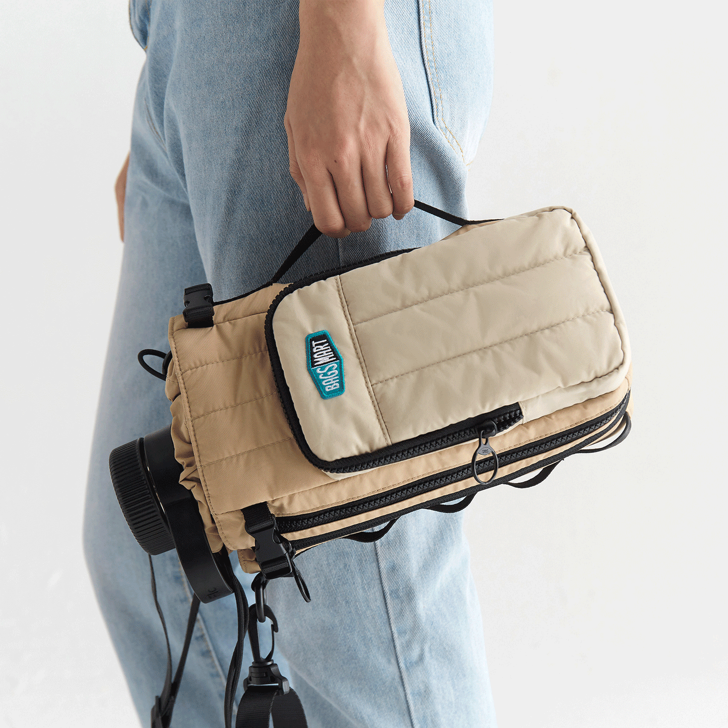 Wasserflaschen Tragetasche – Verstellbare Crossbody Tasche für Sport, Reisen & Outdoor