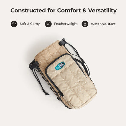 Wasserflaschen Tragetasche – Verstellbare Crossbody Tasche für Sport, Reisen & Outdoor