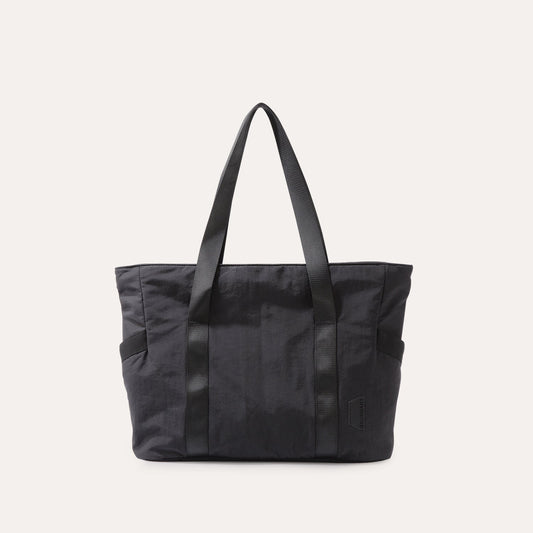 Schwarze Tragetasche Damen mit Yogamatten-Halter – Wasserdicht & Mit Laptopfach für Sport, Arbeit & Reisen