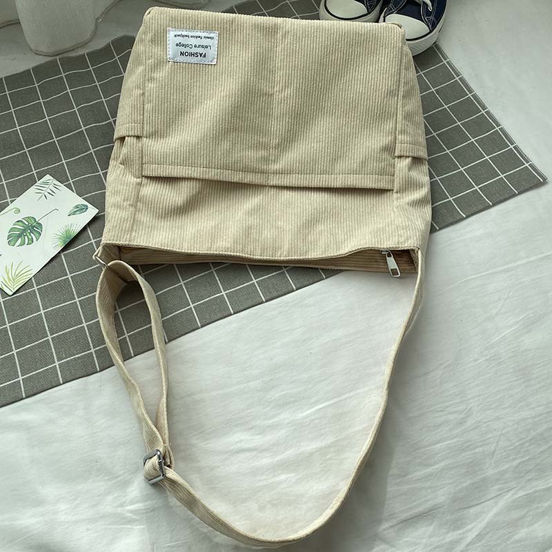 Damen Canvas Schultertasche – Stylisch, Geräumig & Wasserabweisend