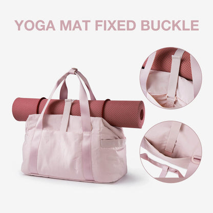 Sporttasche Damen mit Yogamatten-Halter – Wasserdicht & geräumig für Fitness & Reisen