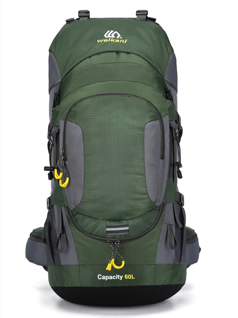 Wasserdichter 70L Wanderrucksack – Leicht, Ergonomisch & Vielseitig für Trekking, Camping & Reisen