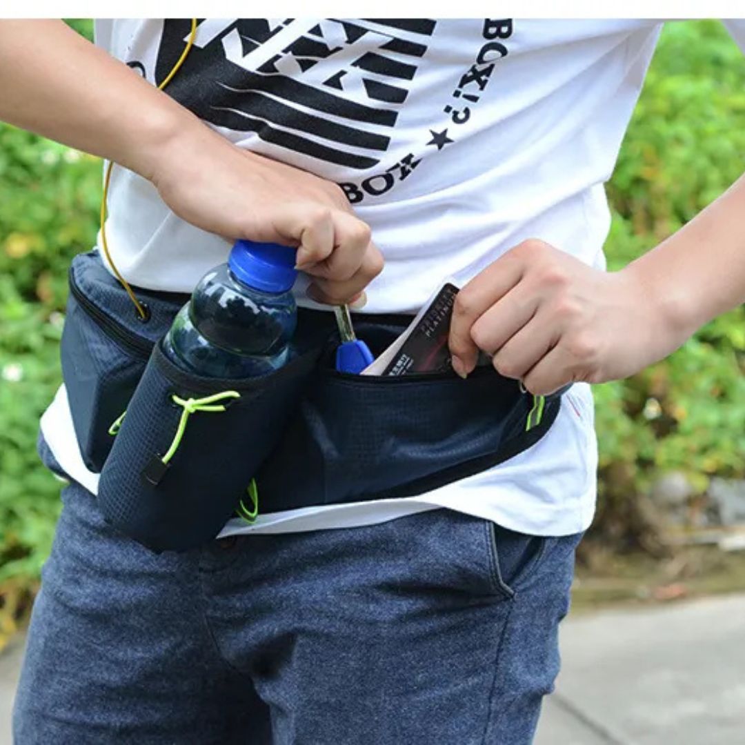 Running Gürteltasche mit Flaschenhalter – Bequem, Leicht & in Verschiedenen Farben