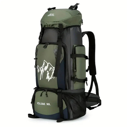 Wasserdichter 90L Outdoor Trekkingrucksack – Atmungsaktiv, Leicht & Komfortabel für Wandern, Camping & Reisen