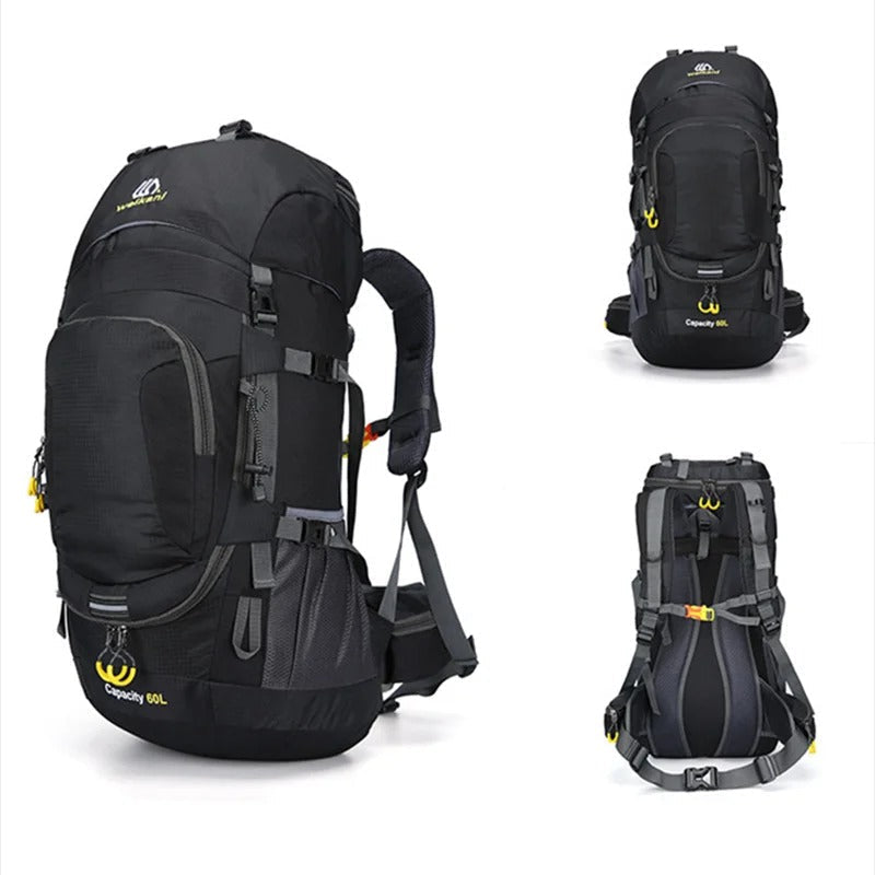 Wasserdichter 70L Wanderrucksack – Leicht, Ergonomisch & Vielseitig für Trekking, Camping & Reisen