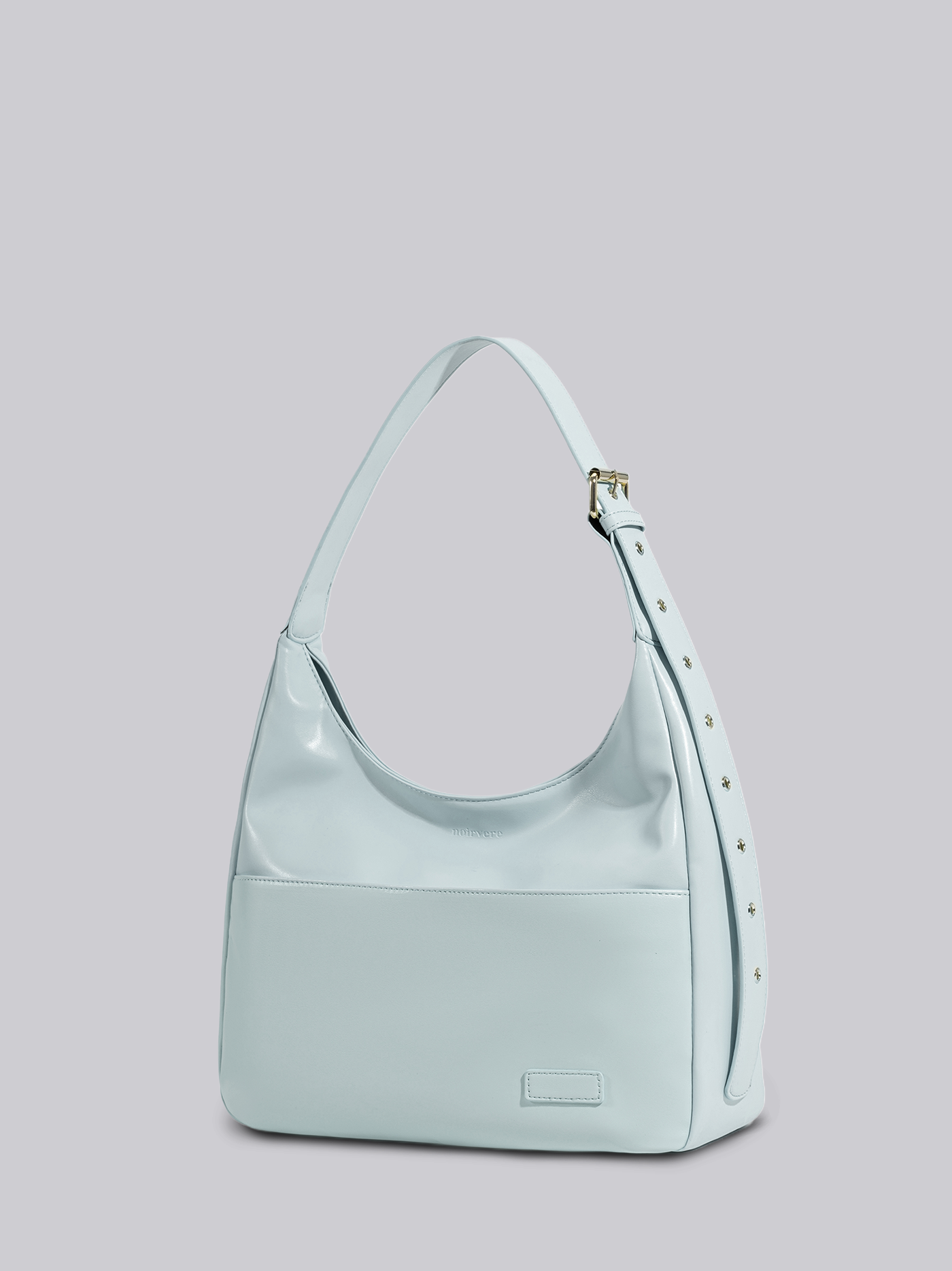 Schwarze Schultertasche Damen – Minimalistisches & geräumiges Design aus veganem Leder