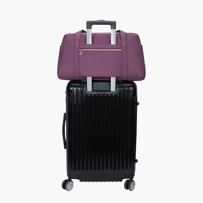 Weekender Reisetasche Damen – Große Handgepäck Tasche mit Schuhfach & Wasserabweisendem Material