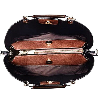 Luxuriöse Schwarze Handtasche – Stilvolle Damen Tasche