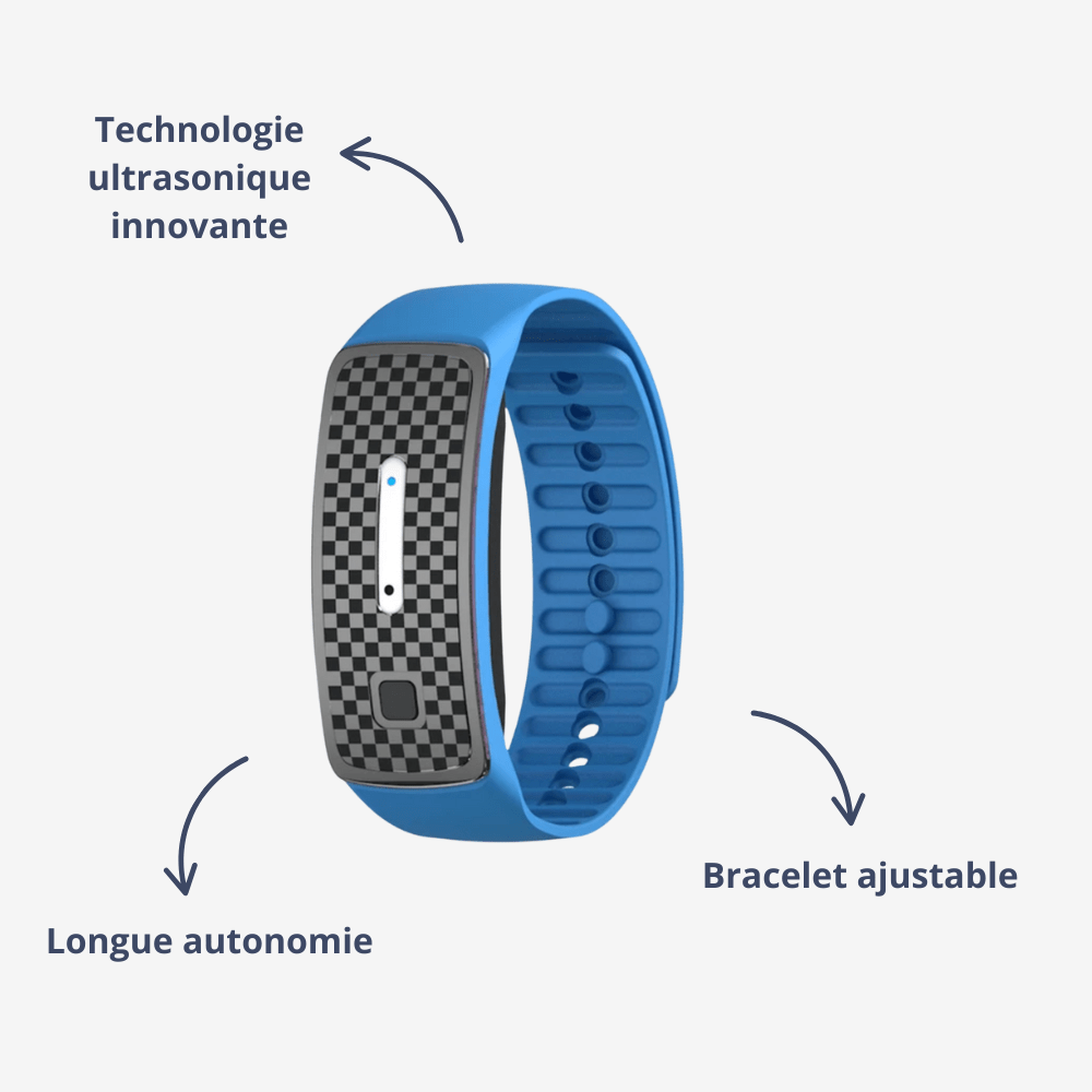 Ultraschall Mückenarmband – Chemiefreier Mückenschutz für Kinder & Erwachsene, wiederaufladbar, geruchlos, wasserabweisend