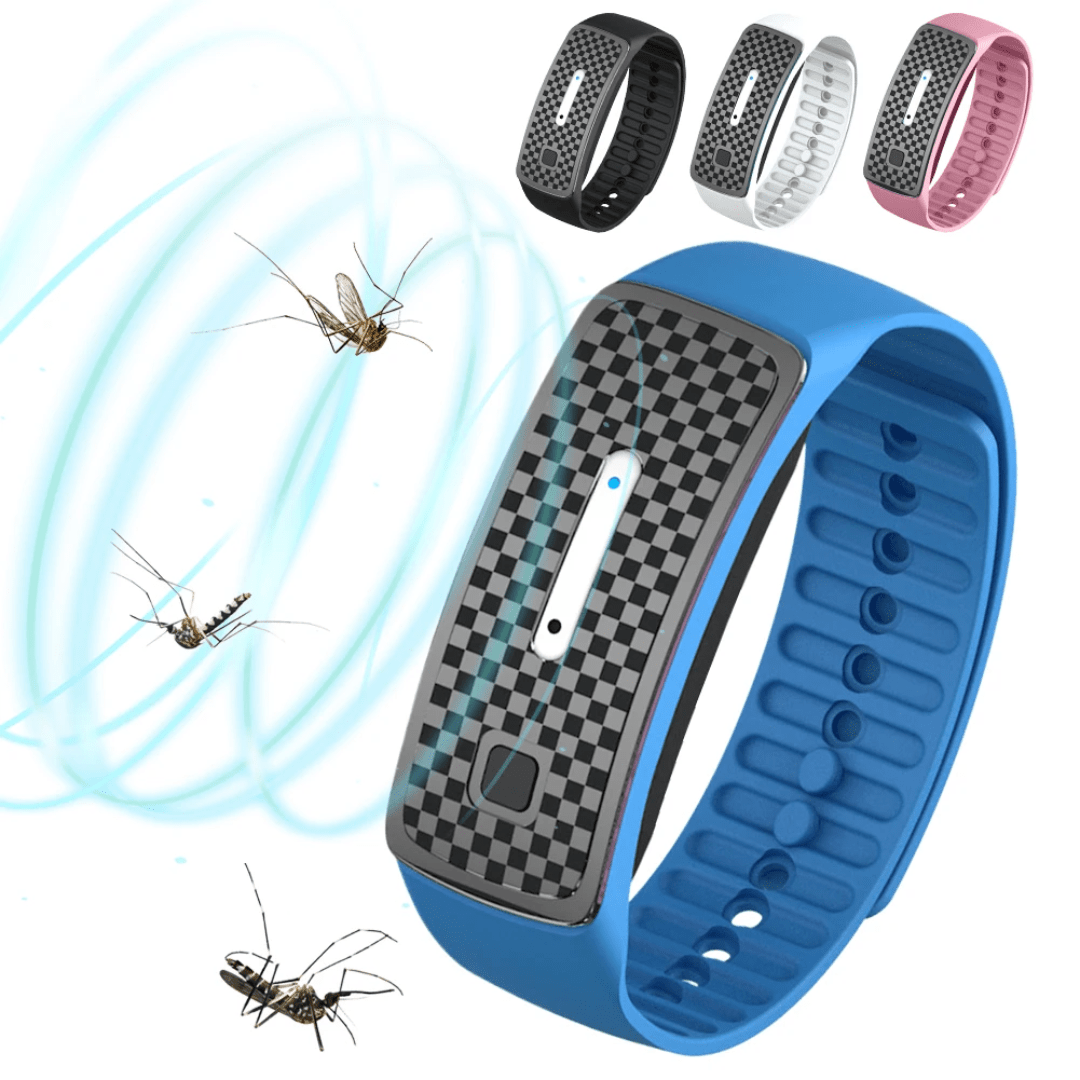 Ultraschall Mückenarmband – Chemiefreier Mückenschutz für Kinder & Erwachsene, wiederaufladbar, geruchlos, wasserabweisend