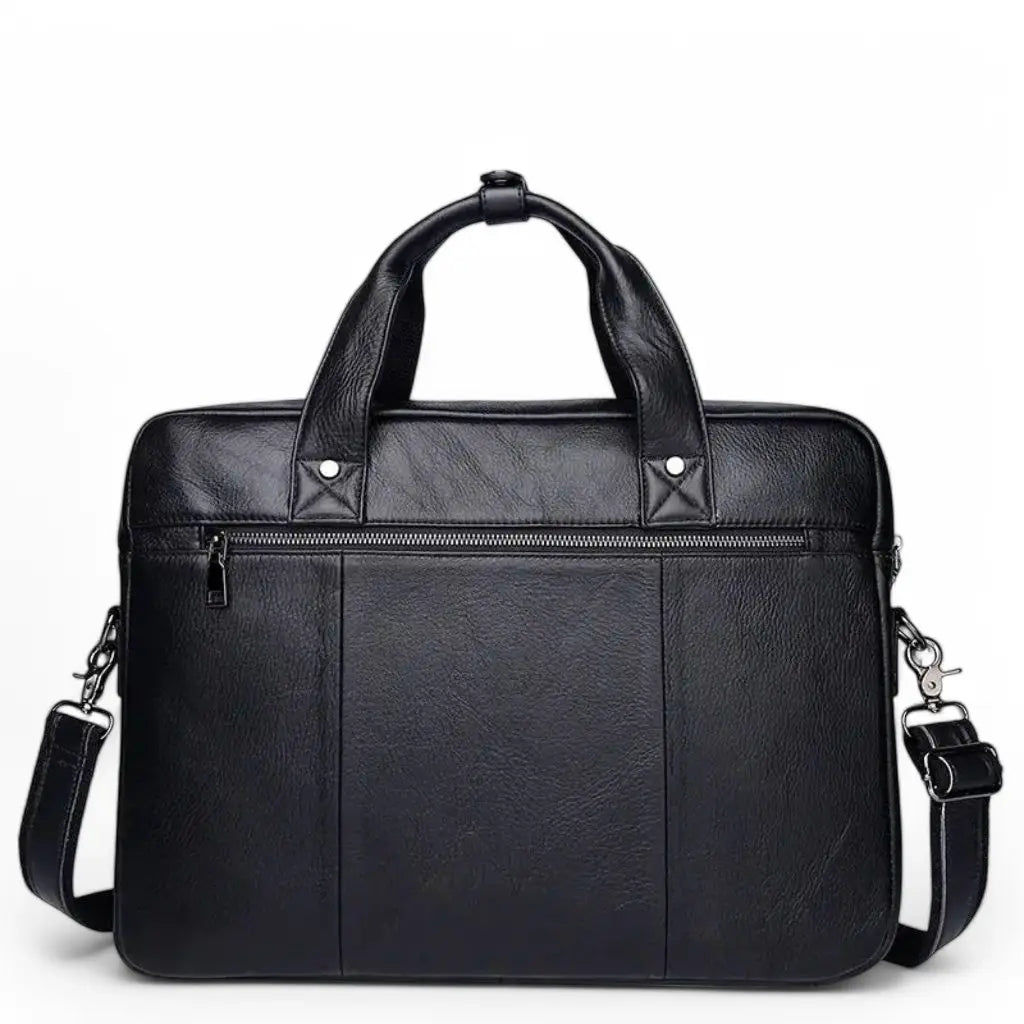 Elegante Business Laptoptasche für Herren, 16 Zoll, Echtleder