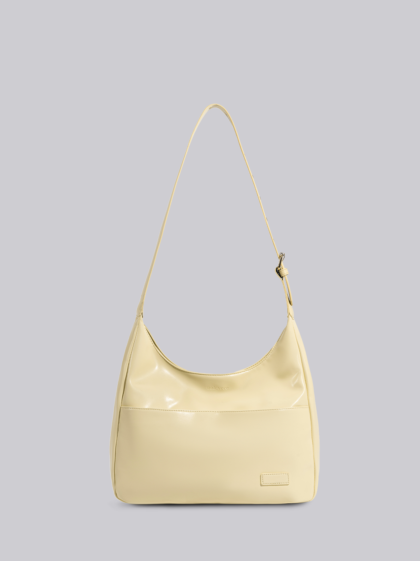 Schwarze Schultertasche Damen – Minimalistisches & geräumiges Design aus veganem Leder