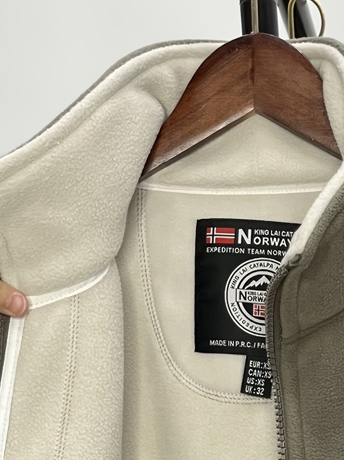 Outdoor Fleecejacke Herren – Warme Übergangsjacke mit Stehkragen & Reißverschlusstaschen