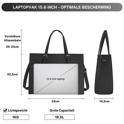 Elegante Laptoptasche für Damen 15,6 Zoll – Stilvoll & Funktional