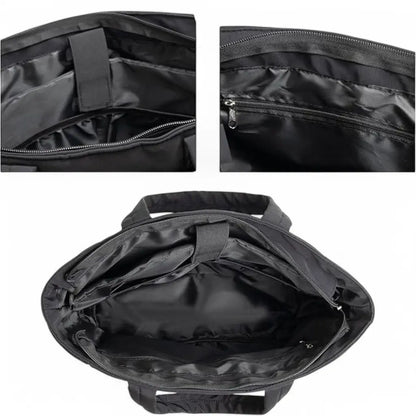 Puffer Tote Bag Schwarz – Leichtgewichtige, Trendige Umhängetasche für Damen