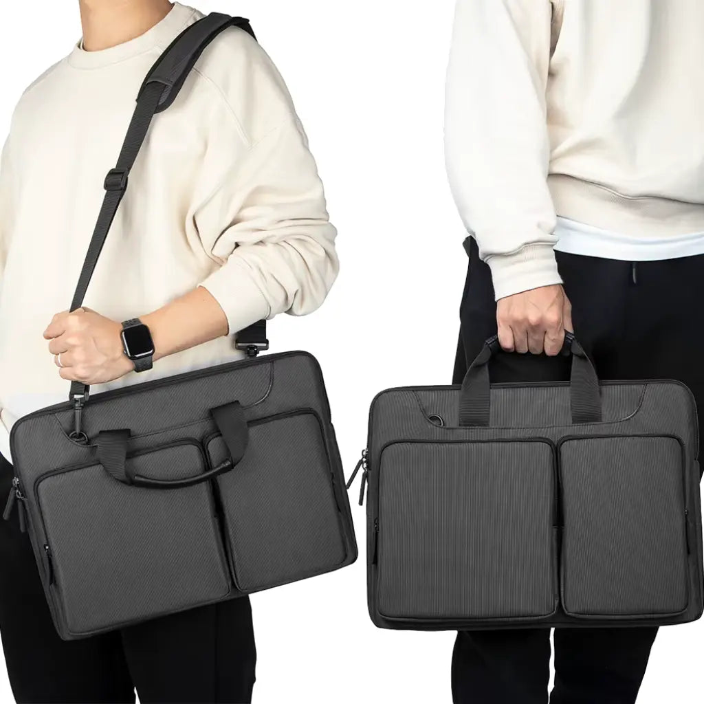 Kompakte Crossbody-Laptoptasche 13 Zoll – Wasserabweisend & Schockgeschützt für MacBook Air/Pro
