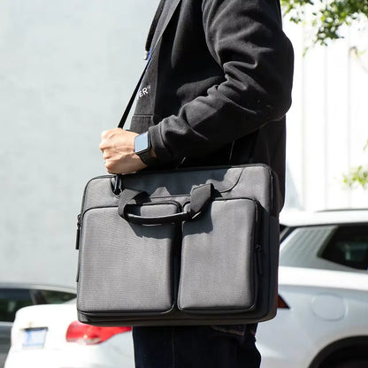 Kompakte Crossbody-Laptoptasche 13 Zoll – Wasserabweisend & Schockgeschützt für MacBook Air/Pro