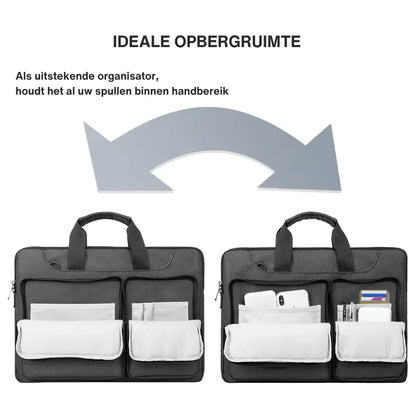 Kompakte Crossbody-Laptoptasche 13 Zoll – Wasserabweisend & Schockgeschützt für MacBook Air/Pro