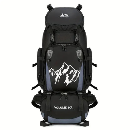 Wasserdichter 90L Outdoor Trekkingrucksack – Atmungsaktiv, Leicht & Komfortabel für Wandern, Camping & Reisen