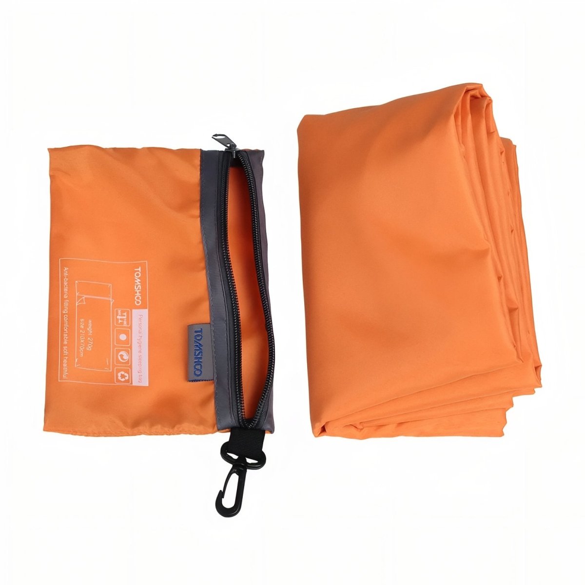 Ultraleichter Schlafsack-Inlett mit Kissenfach – Atmungsaktiv, schnelltrocknend & kompakt für Reisen & Camping