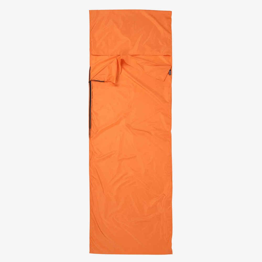 Ultraleichter Schlafsack-Inlett mit Kissenfach – Atmungsaktiv, schnelltrocknend & kompakt für Reisen & Camping