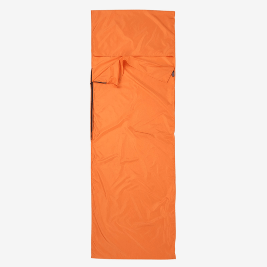 Ultraleichter Schlafsack-Inlett mit Kissenfach – Atmungsaktiv, schnelltrocknend & kompakt für Reisen & Camping