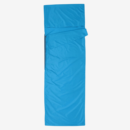 Ultraleichter Schlafsack-Inlett mit Kissenfach – Atmungsaktiv, schnelltrocknend & kompakt für Reisen & Camping