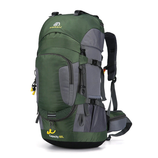 Wasserdichter 70L Wanderrucksack – Leicht, Ergonomisch & Vielseitig für Trekking, Camping & Reisen
