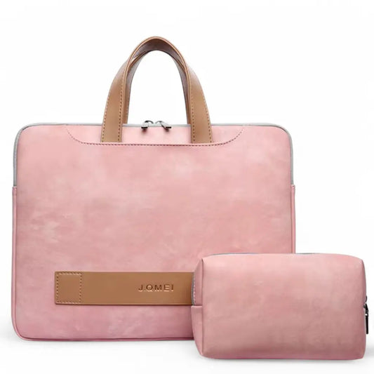 Stylische Laptoptasche für Damen – 16 Zoll, Rosa, mit Zubehörfach